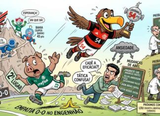 Palmeiras deixa escapar a liderança e Flamengo ganha força na reta final