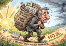 Quem vive preocupado com o amanhã acaba desperdiçando o único dia que possui