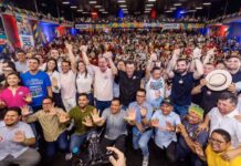 Eduardo Braga reforça apoio a Omar Aziz e Lula em mobilização no Amazonas