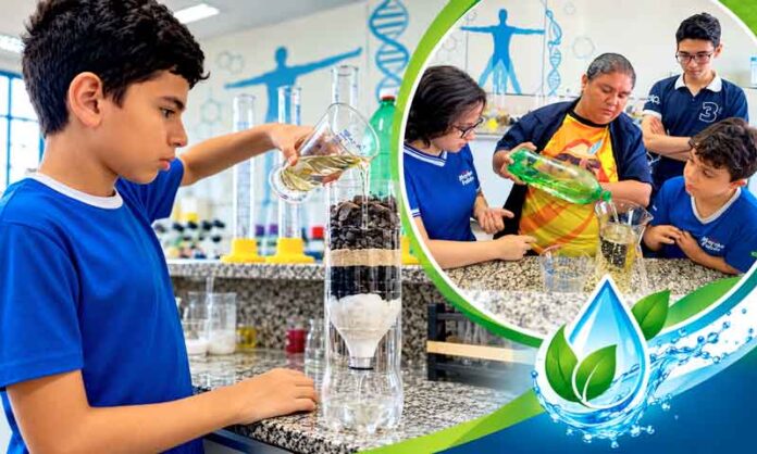 Estudantes-de-Manaus-criam-filtros-ecológicos-com-caroço-de-açaí-e-casca-de-tucumã