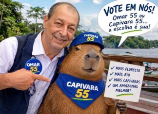 Salazar mirou no senador, mas acertou em cheio na popularidade da capivara