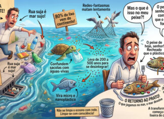 PARE E PENSE: o plástico que você jogou fora ontem já está voltando para o seu prato